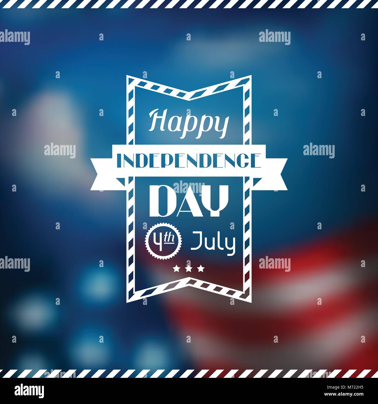 United States of America Independence Day greeting card Stock Vector Image & Art Alamy
