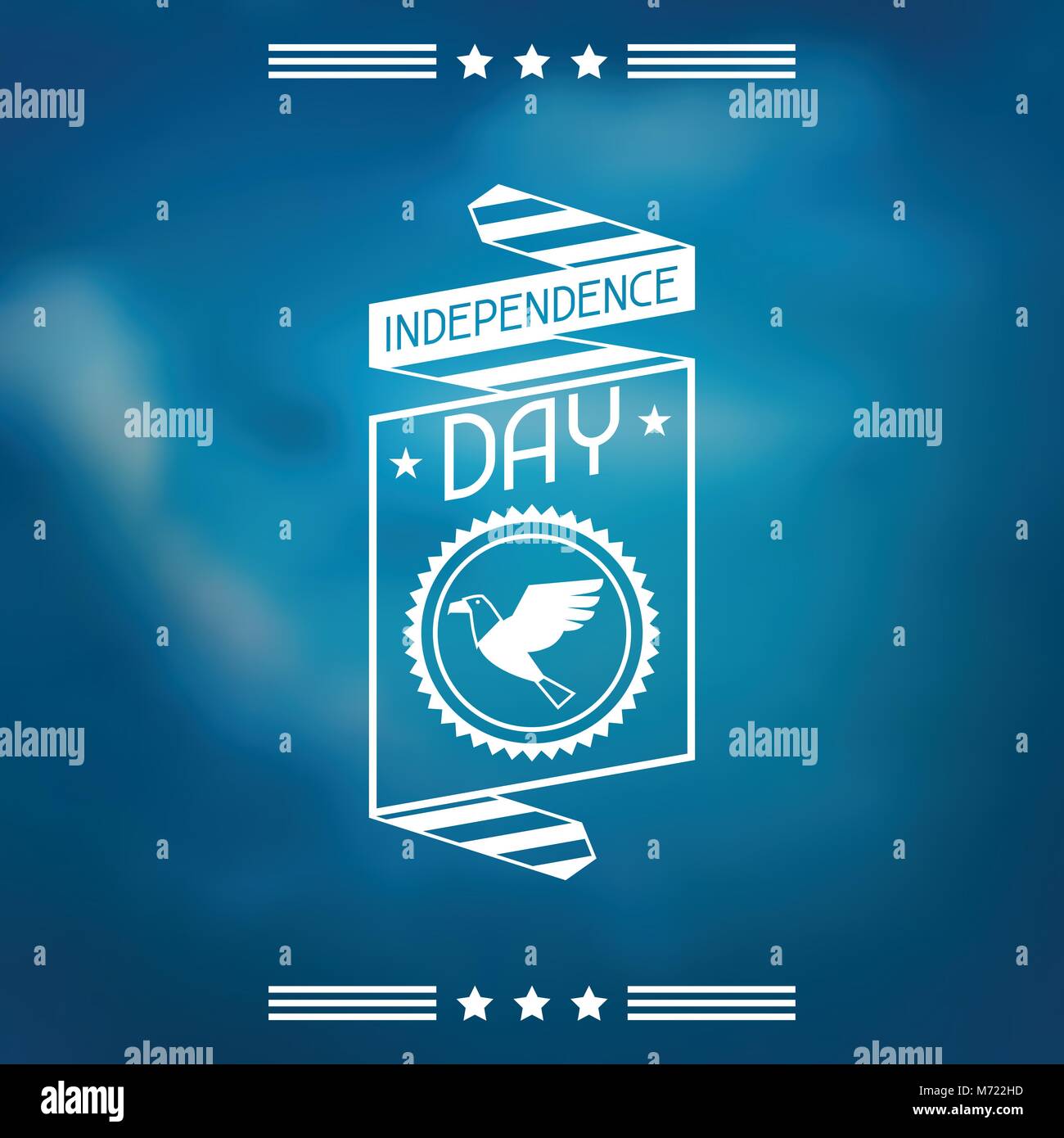 United States of America Independence Day greeting card Stock Vector Image & Art Alamy