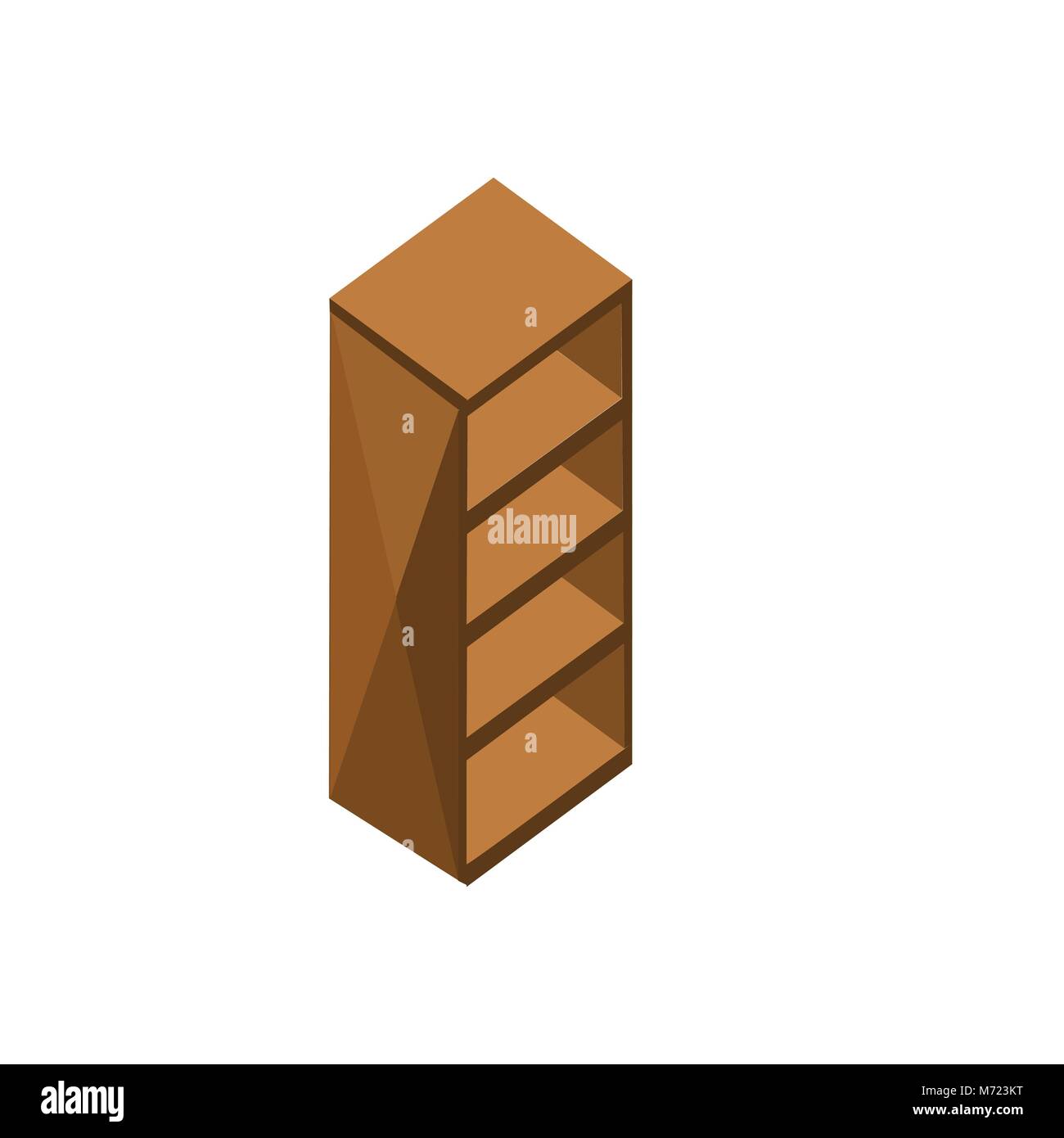 Wood display cabinet Stock Vector Images - Alamy