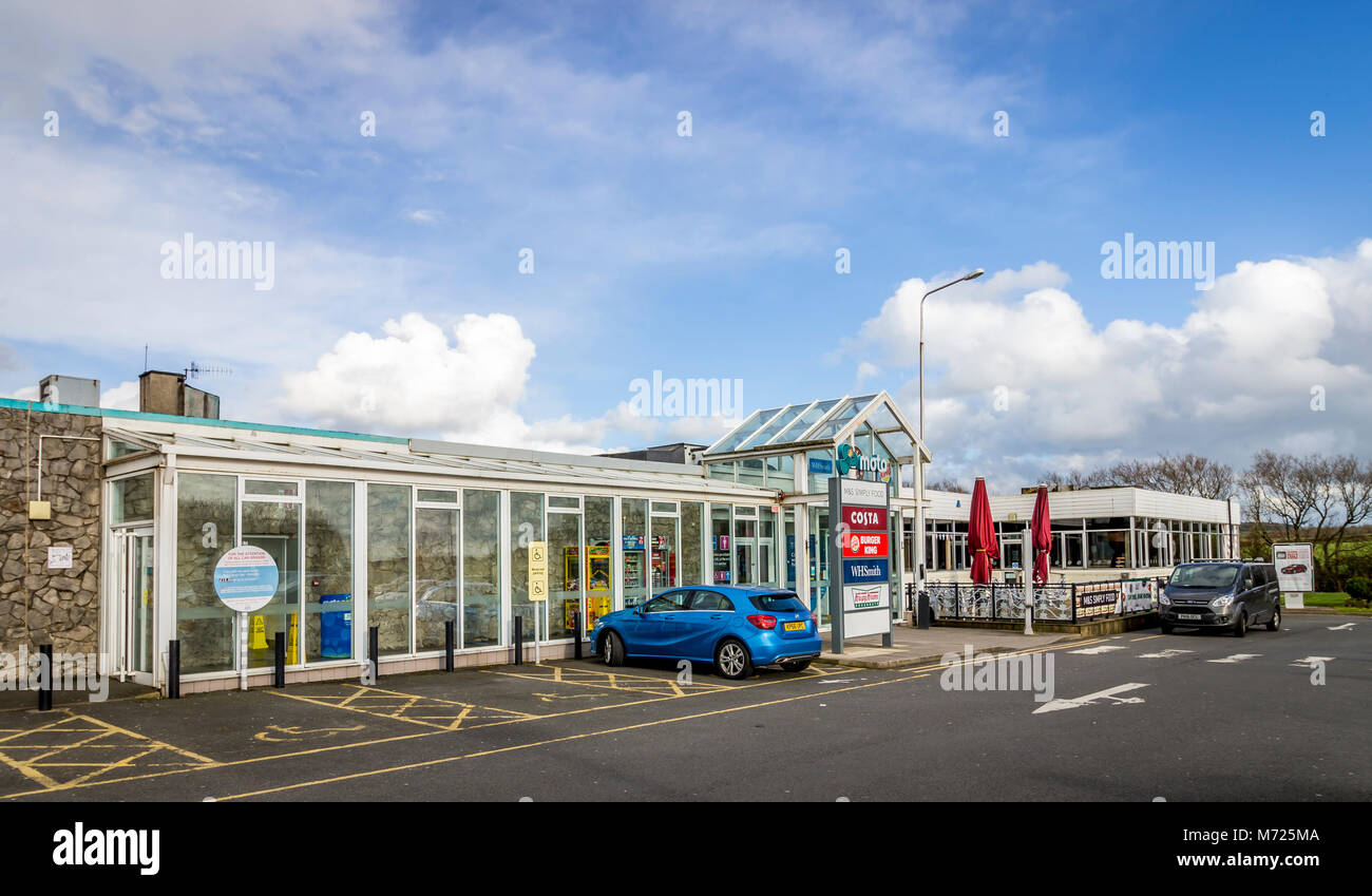 M6 Motorway Service Station Stock Photo Alamy