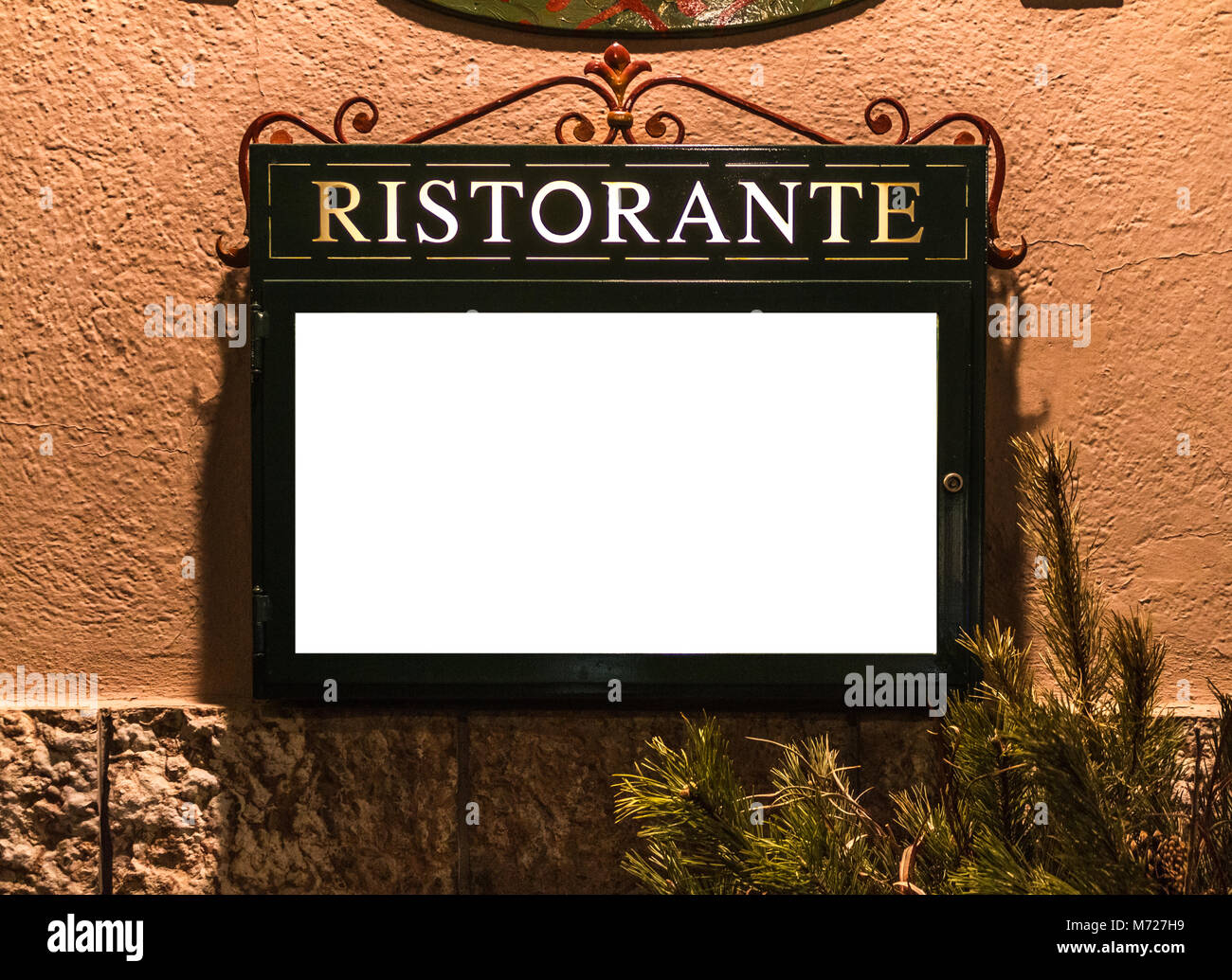 menu mock ups