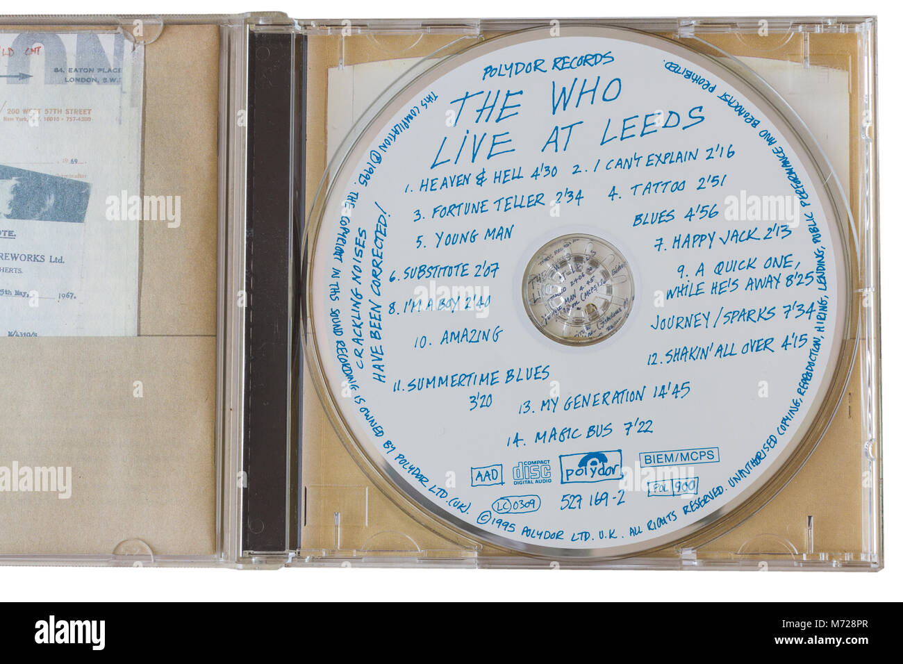 CD album Live at Leeds by The Who Stock Photo - Alamy