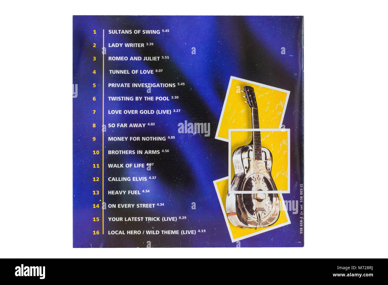 Original cd The very best of Dire Straits Stock Photo - Alamy