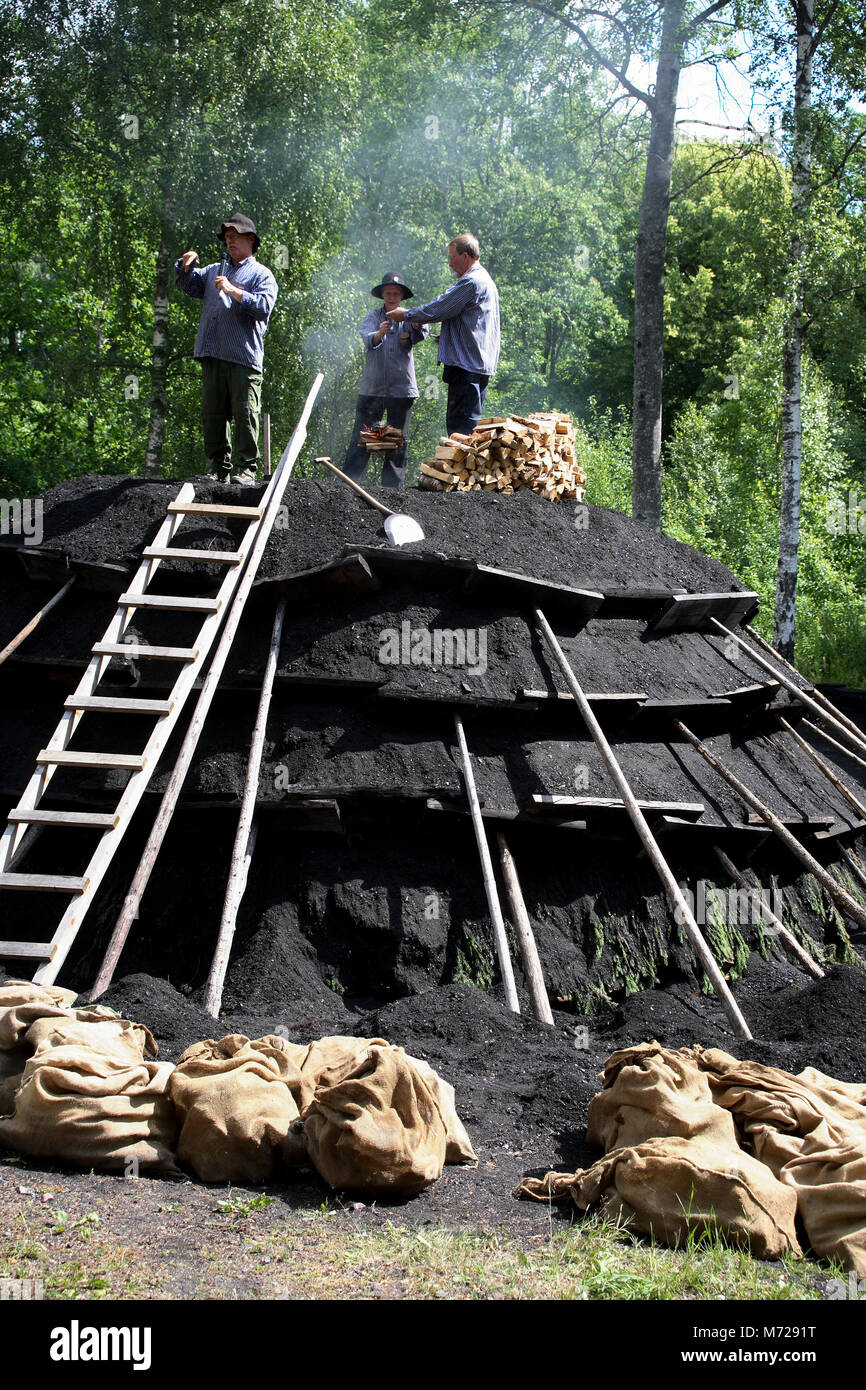 Charcoal burners hires stock photography and images Alamy