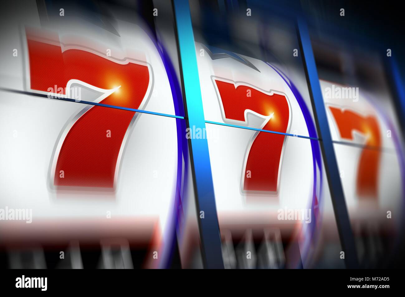 Triple Seven Slot Machine Win High Resolution Stock Photography And Images Alamy