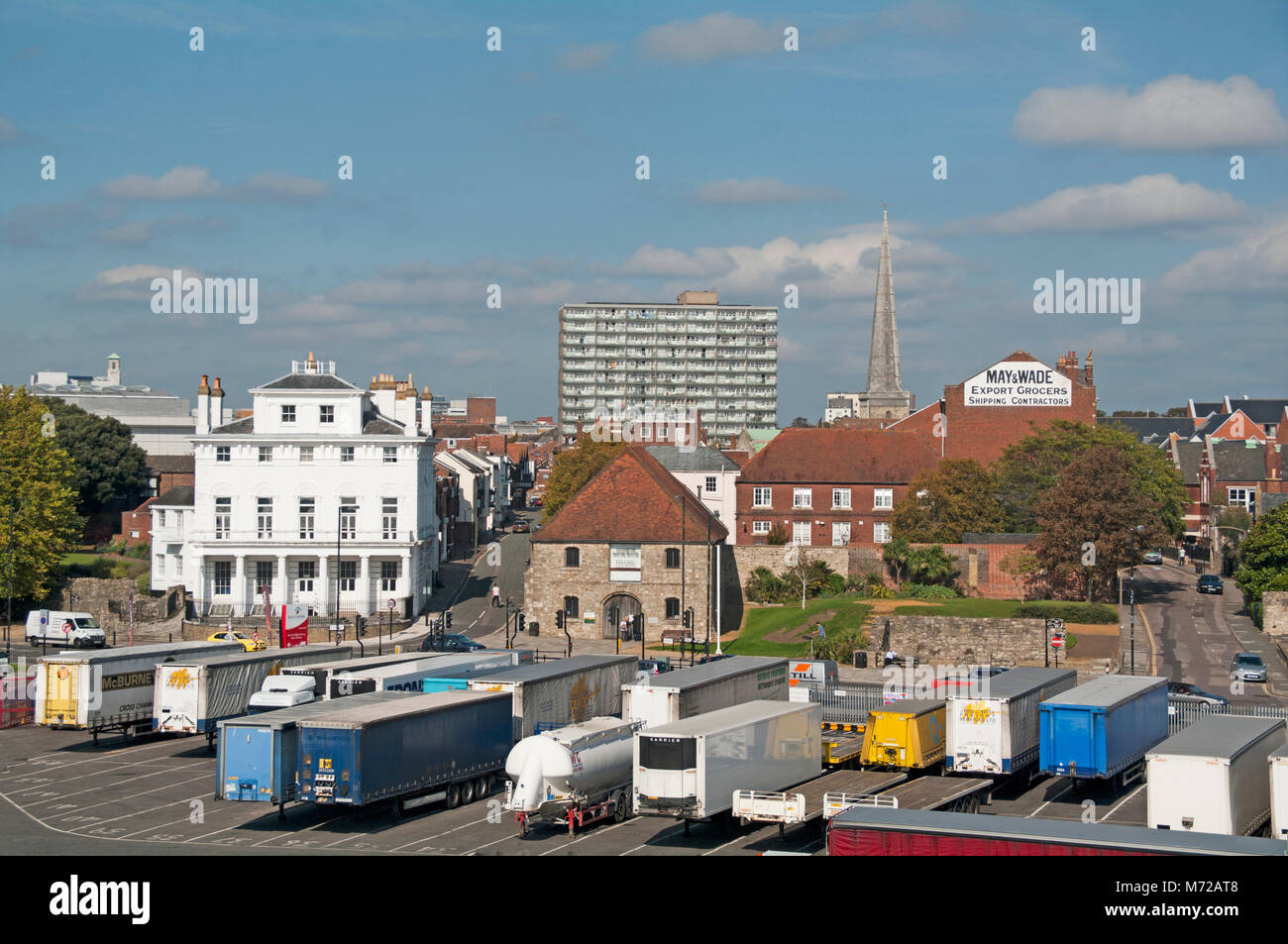 Southampton Dock, Red Funnel Ferry Terminal, Lorry Park, Hampshire