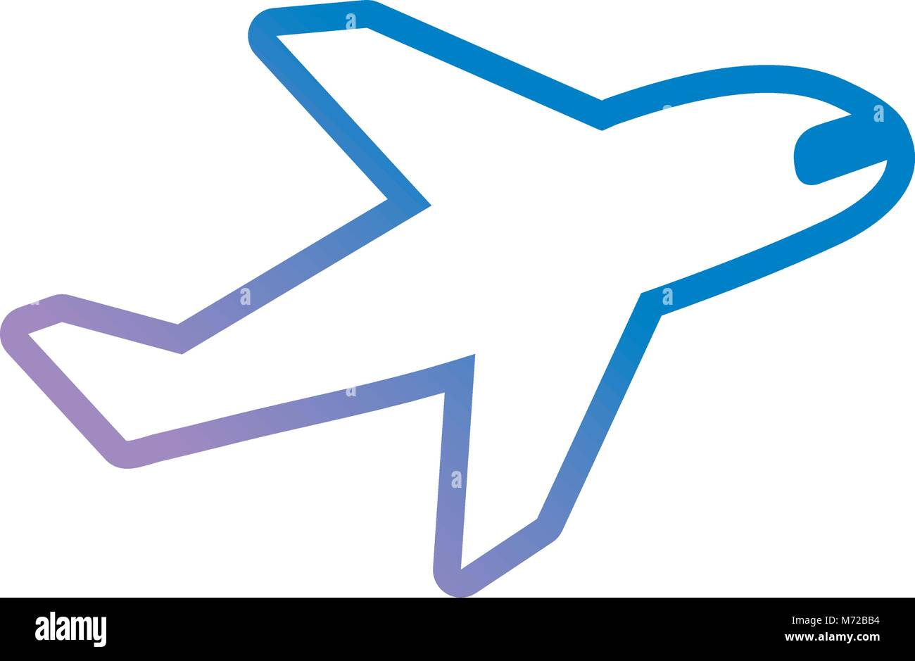 airplane icon over white background colorful design vector illustration ...