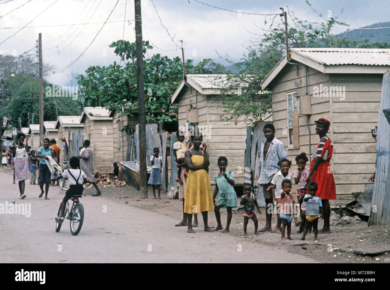 Shanty Town outside Kingston, Jamaica Stock Photo Alamy