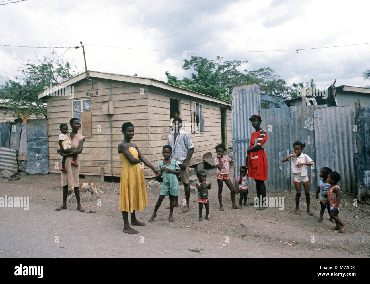 Shanty Town outside Kingston, Jamaica Stock Photo Alamy