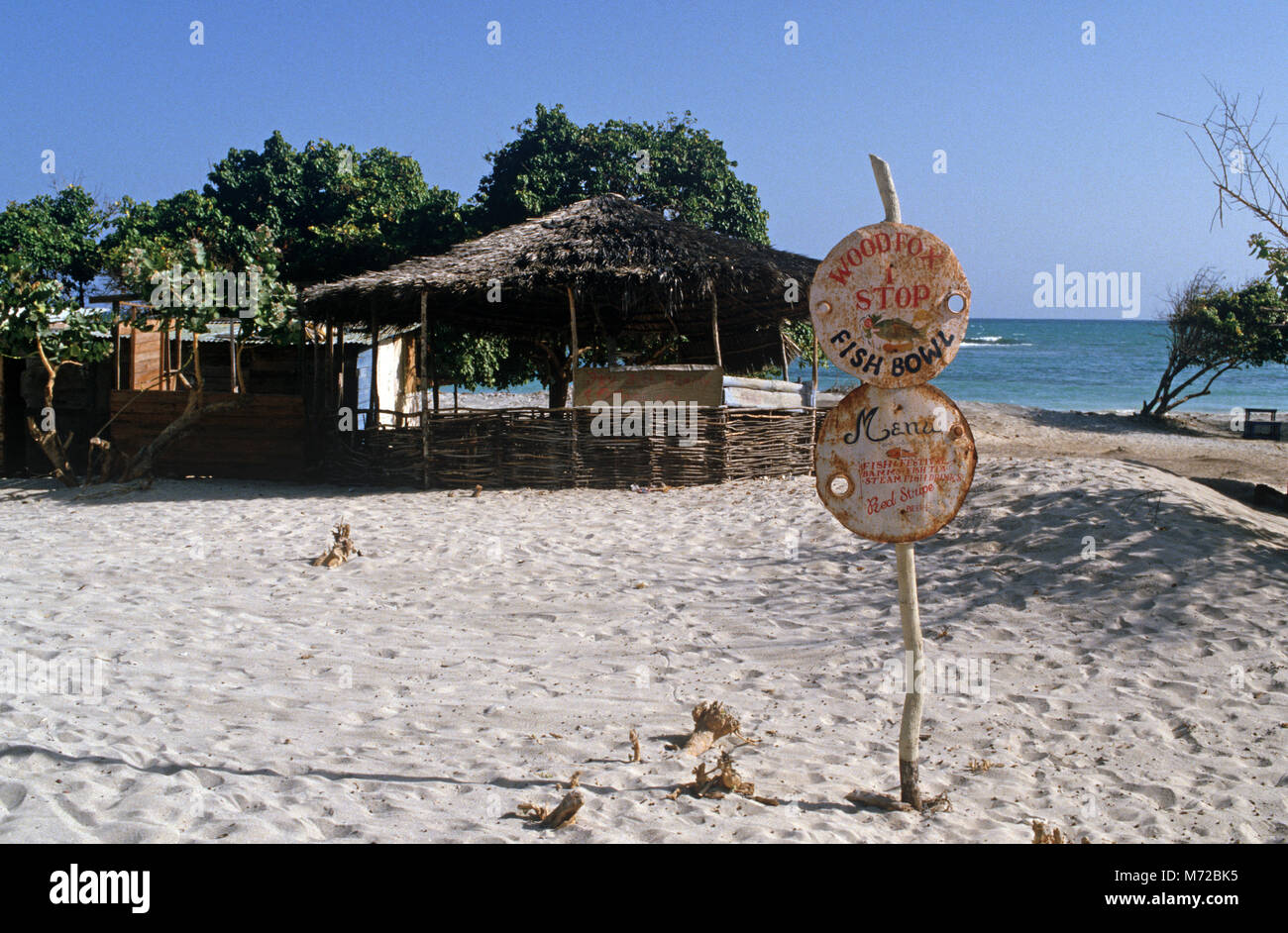 Beach near Kingston, Jamaica Stock Photo Alamy