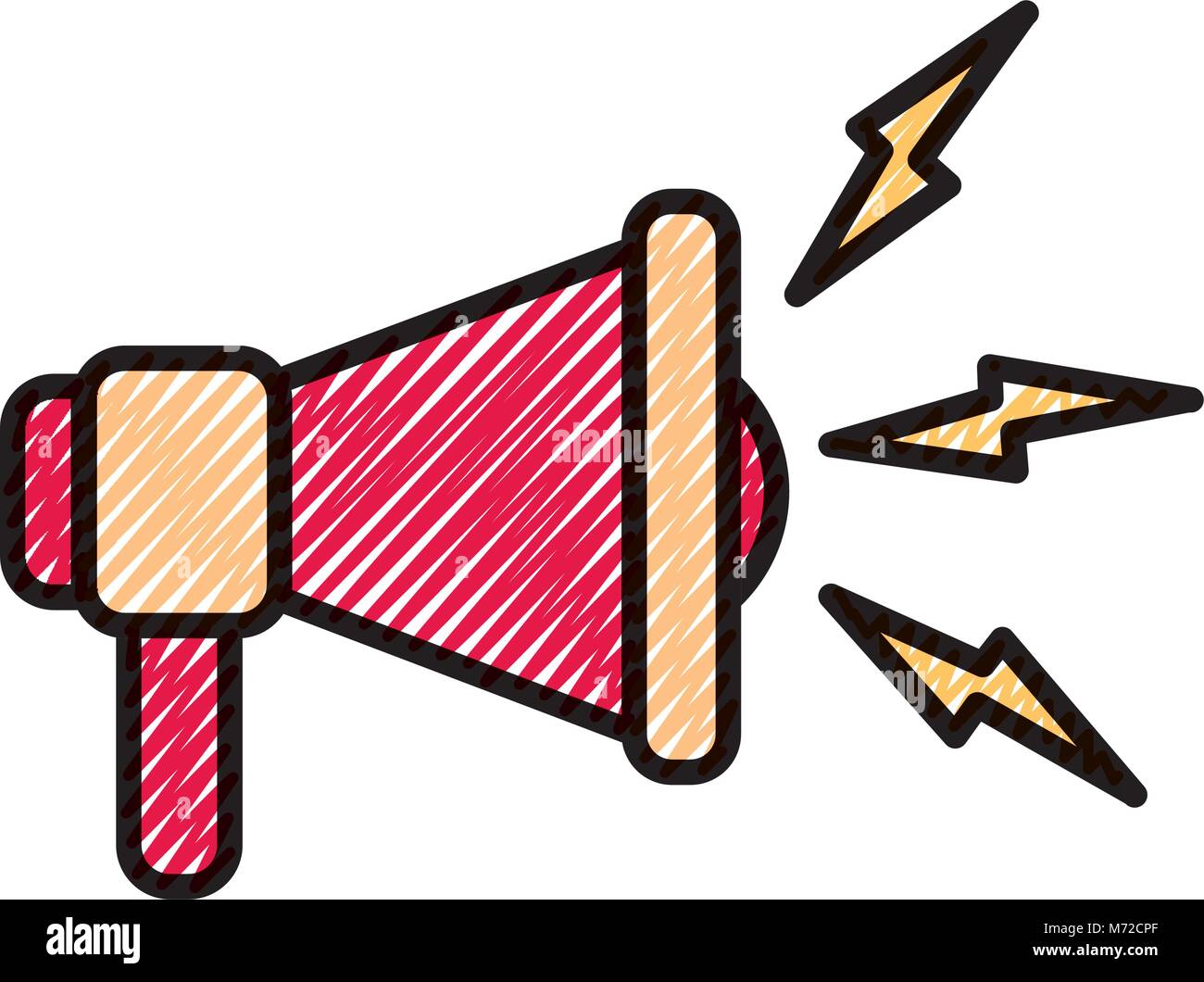 Grated Megaphone Sound Audio Message Communication Stock Vector Image grated-megaphone-sound-audio-message-communication-stock-vector-image