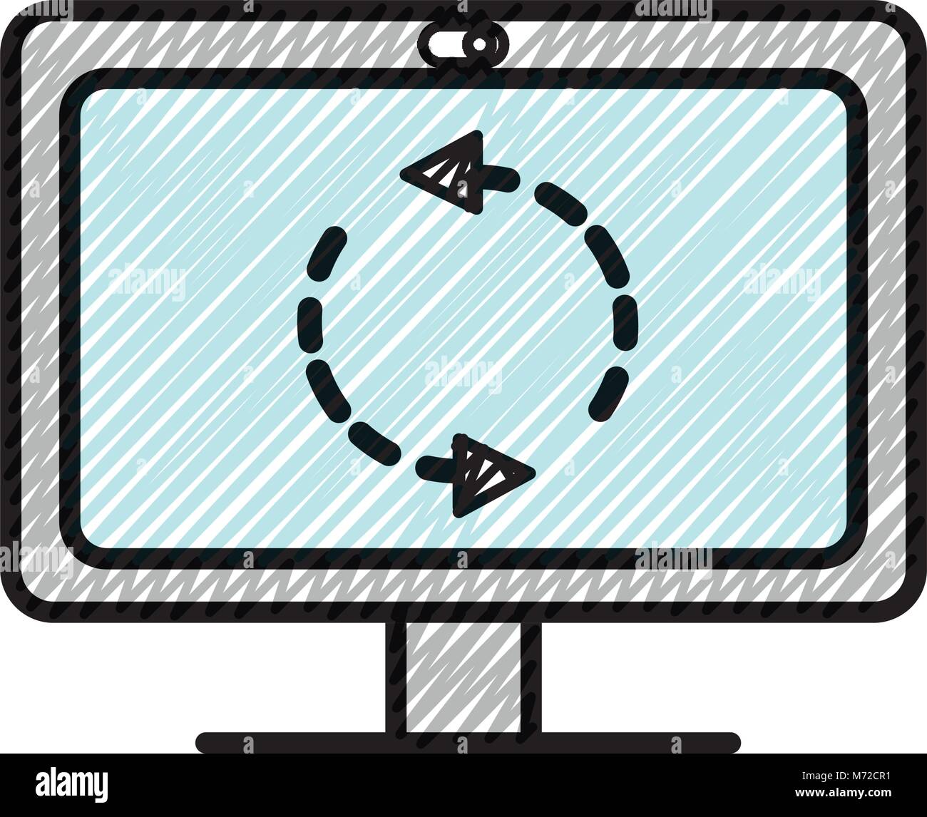 grated computer technology loading data information Stock Vector Image ...