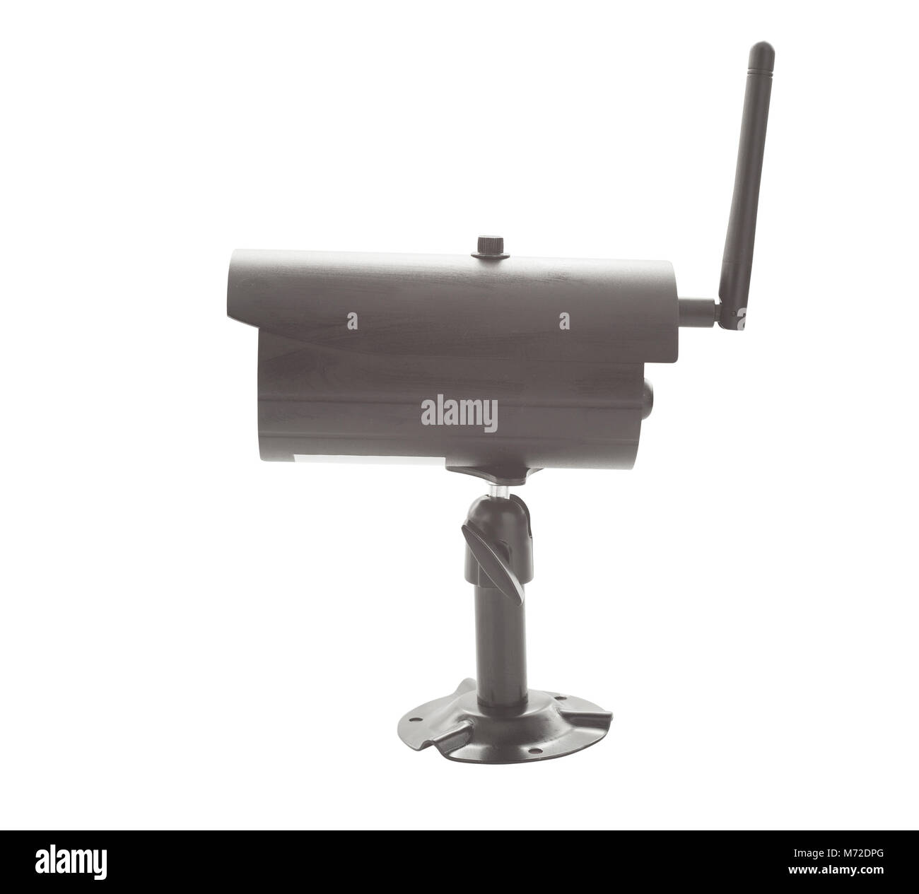 wireless surveillance camera recording isolated on white background Stock Photo Alamy