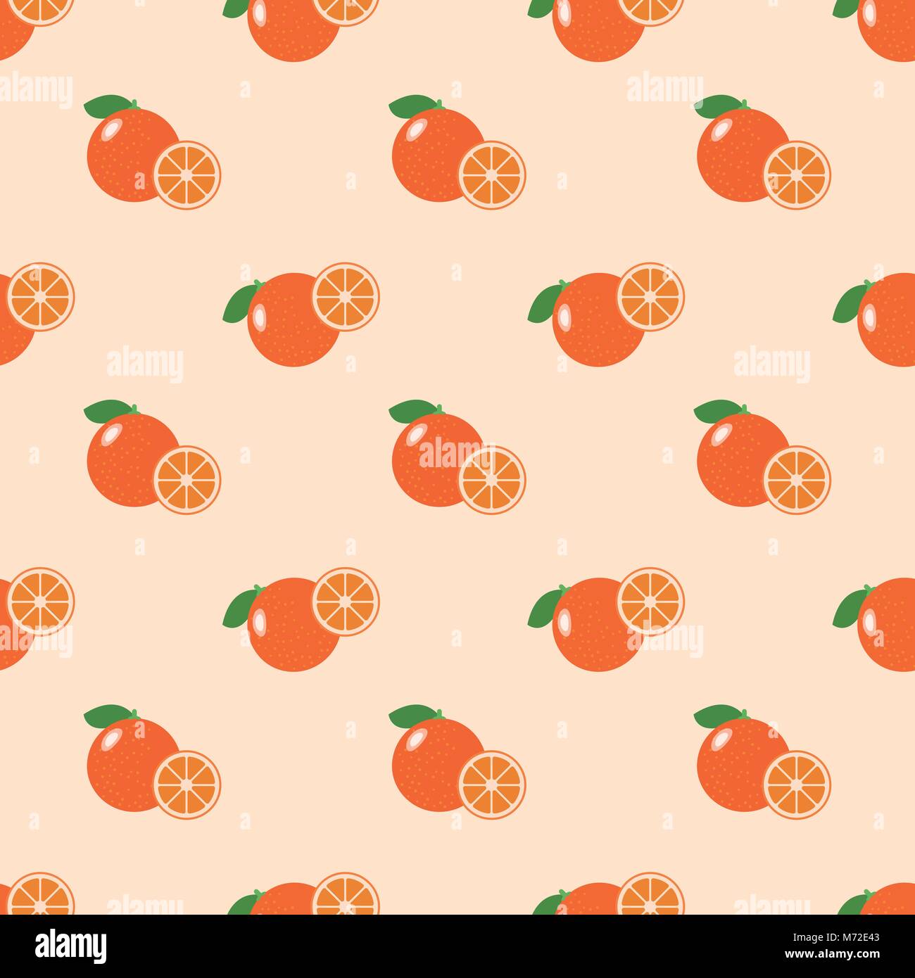 Seamless background image colorful tropical fruit citrus orange Stock ...