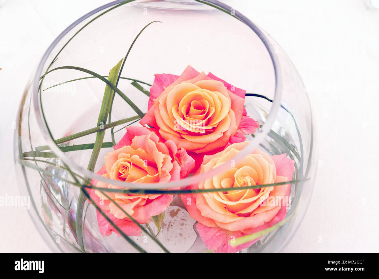 Condiments on Wedding Table Stock Photo - Alamy