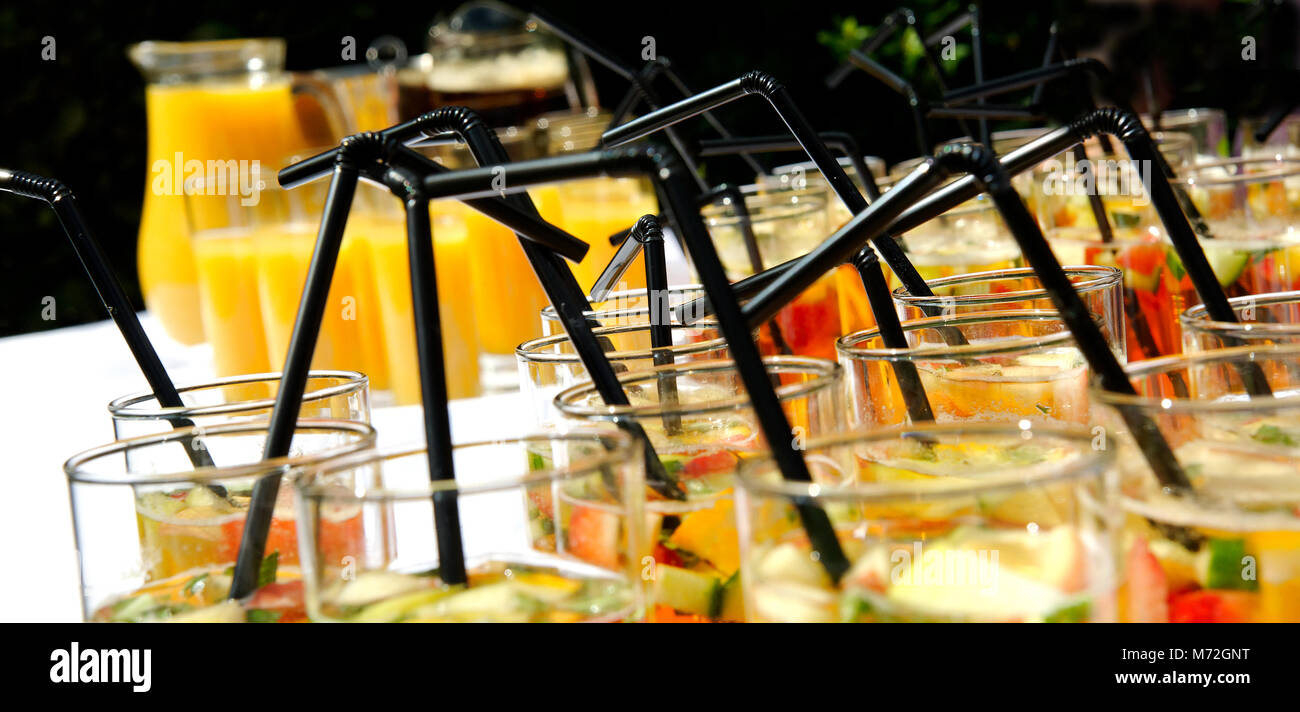Celebration Wedding Drinks Stock Photo Alamy
