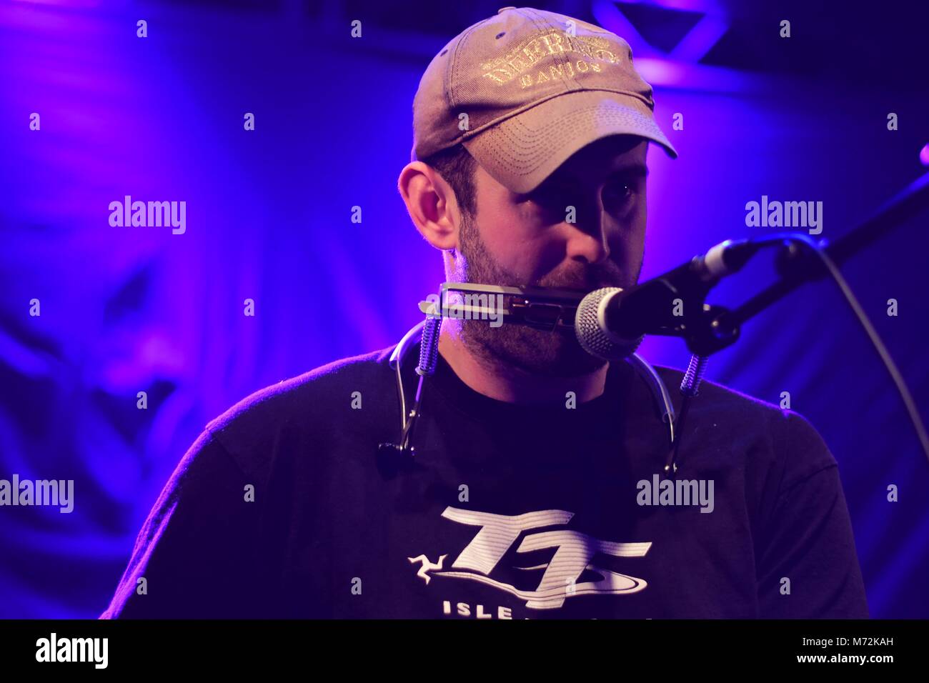 Beans on Toast, folk singer Jay McAllister and his band, entertain