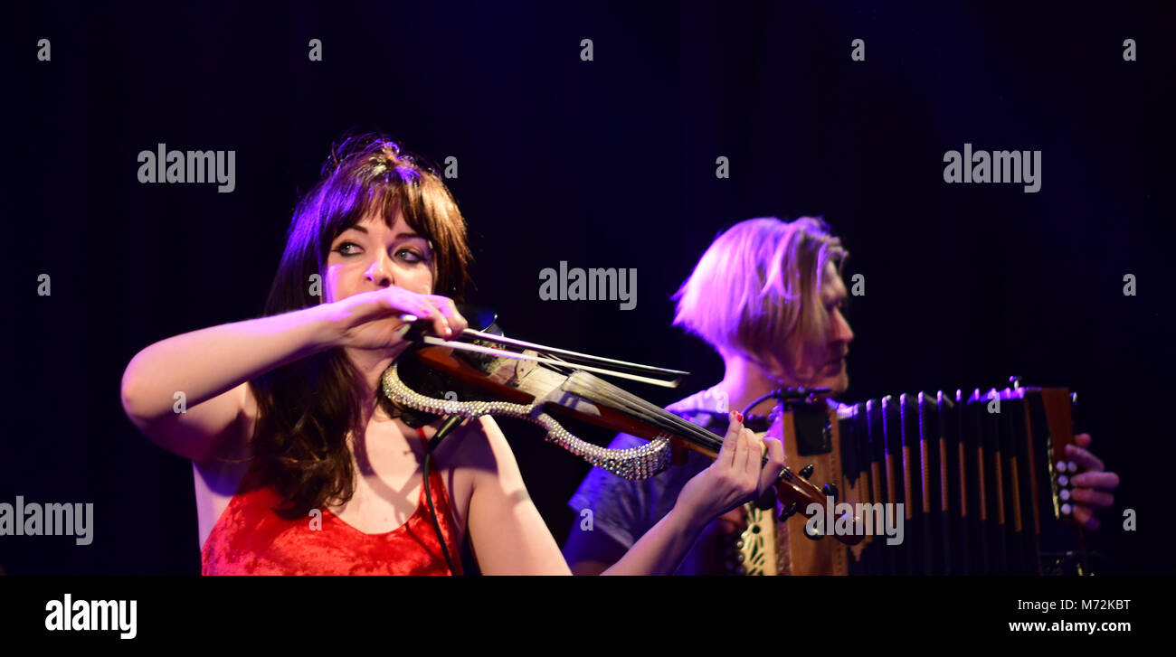 Beans on Toast, folk singer Jay McAllister and his band, entertain