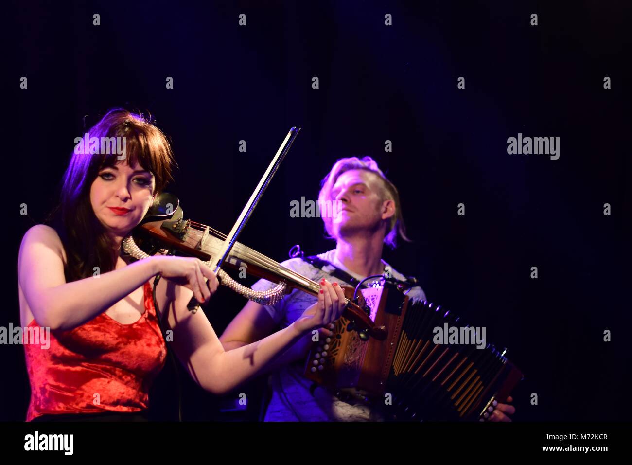 Beans on Toast, folk singer Jay McAllister and his band, entertain