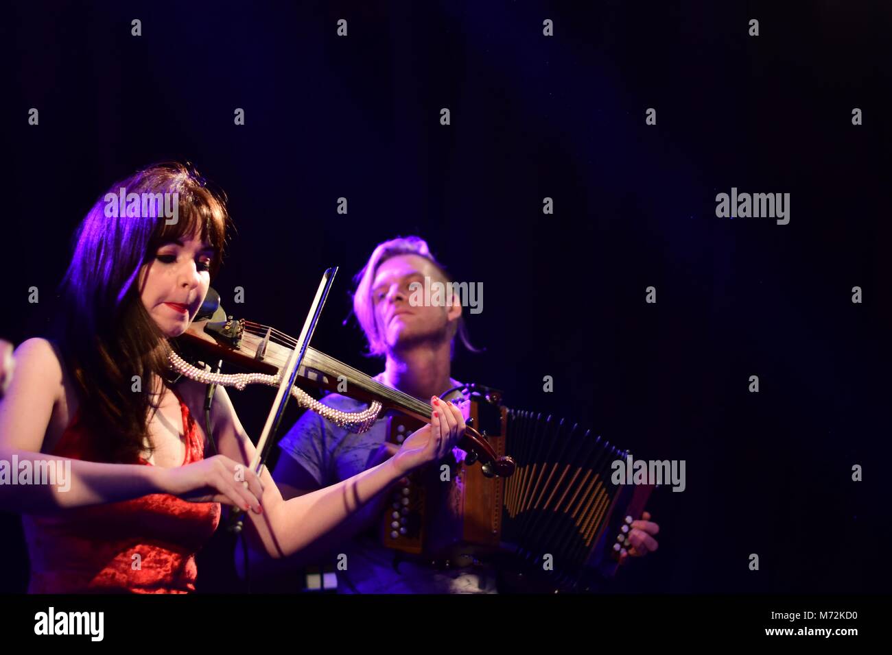 Beans on Toast, folk singer Jay McAllister and his band, entertain