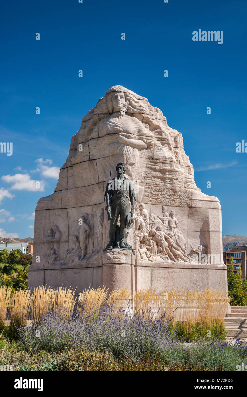 Gilbert Riswold Mormon battalion monument hi-res stock photography and images - Alamy
