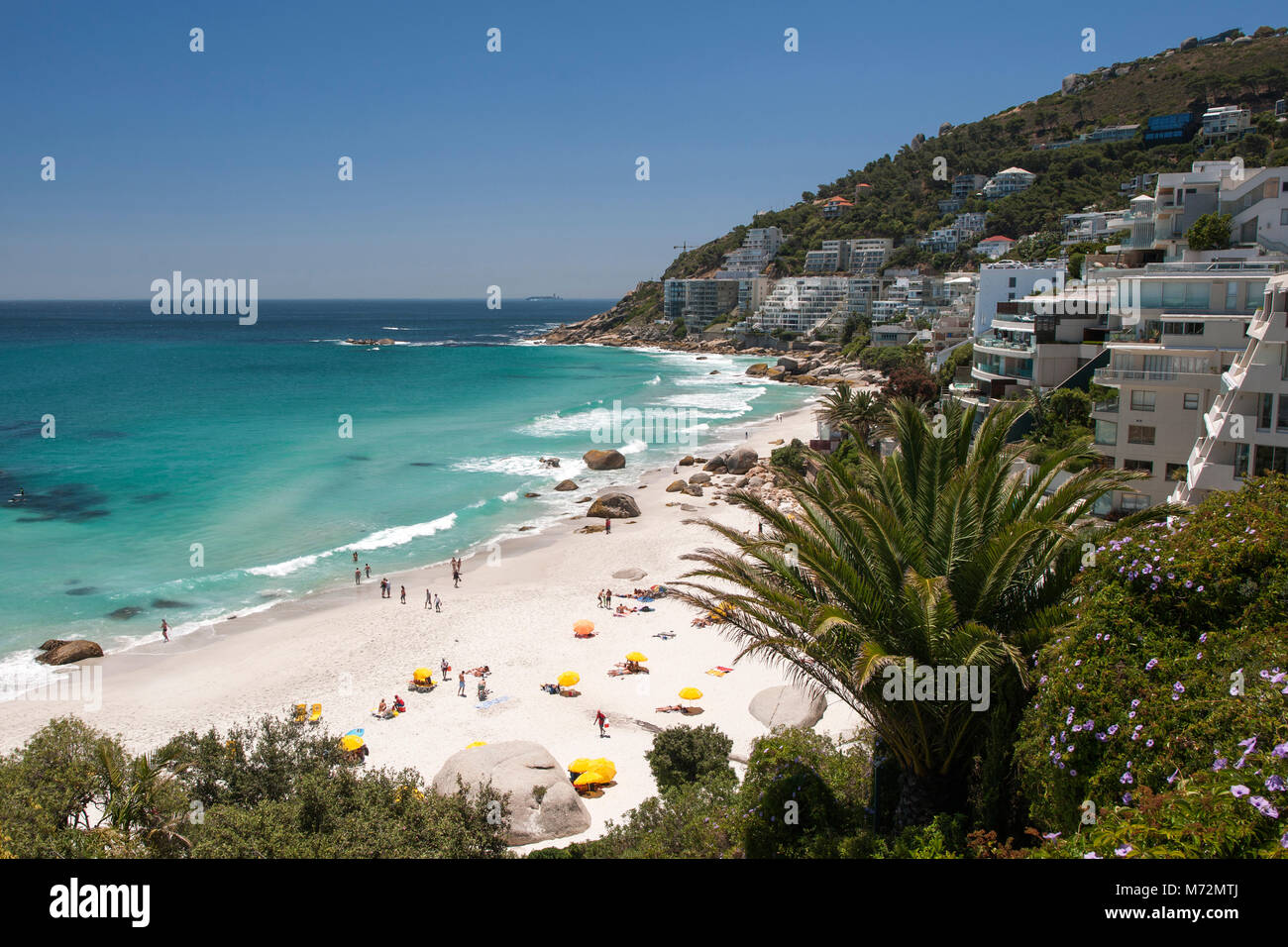 Clifton 3rd beach in Cape Town. Stock Photo