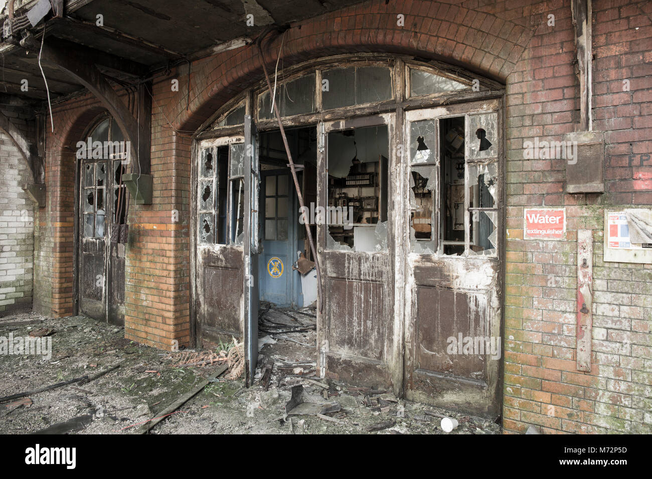 Abandoned Buildings UK Stock Photo Alamy
