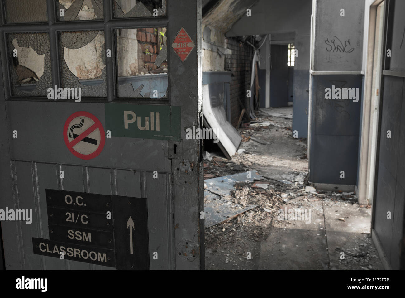 Abandoned Buildings UK Stock Photo Alamy
