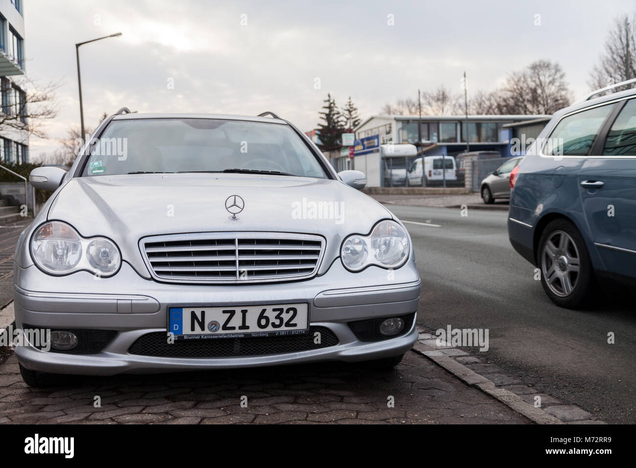 Mercedes road street hi-res stock photography and images - Alamy