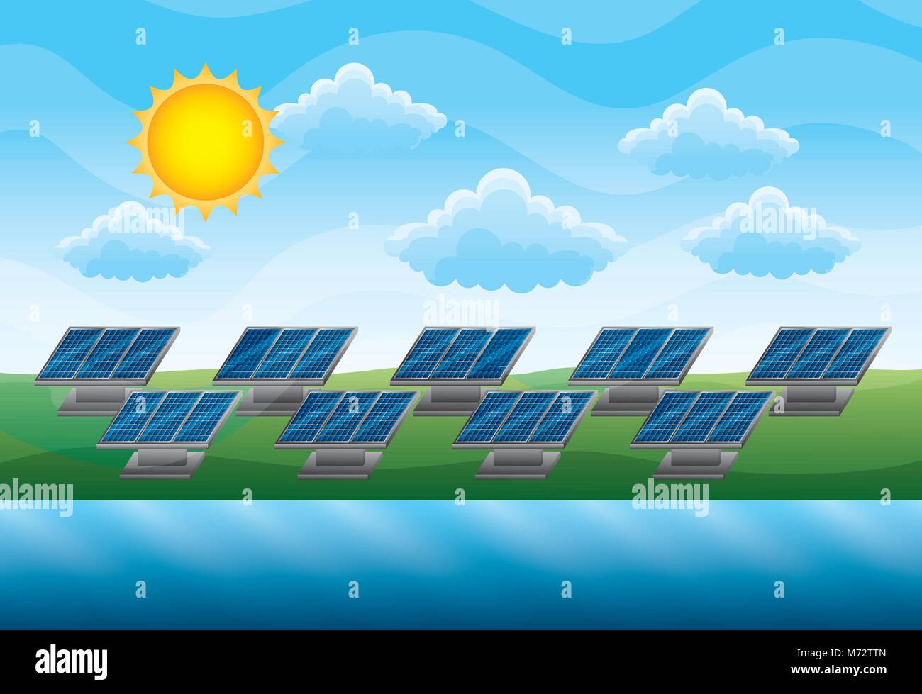 renewable energy clean design Stock Vector Image & Art - Alamy