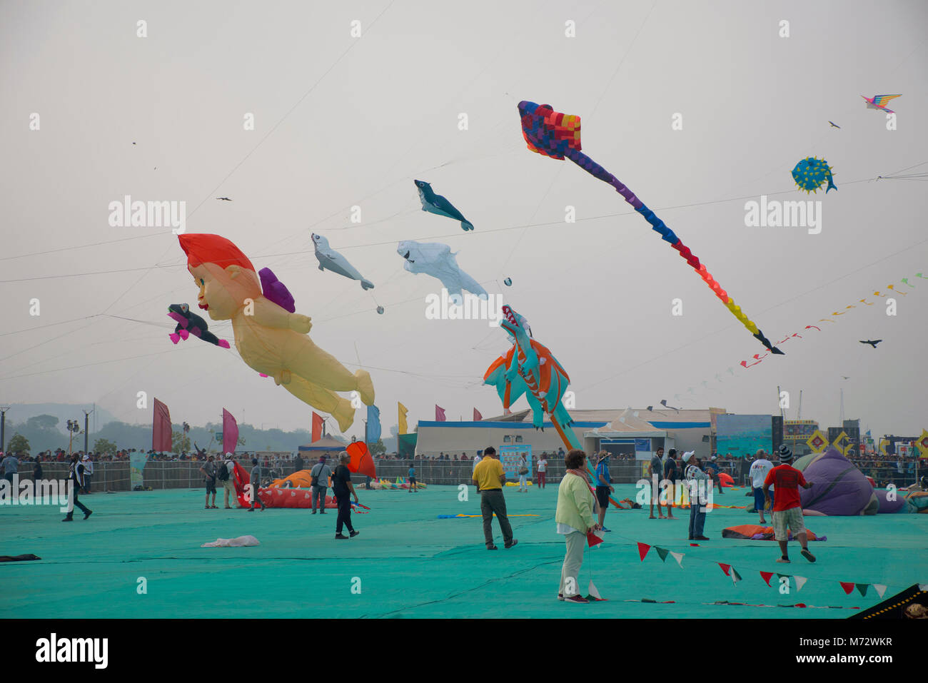 International kite festival india High Resolution Stock Photography and