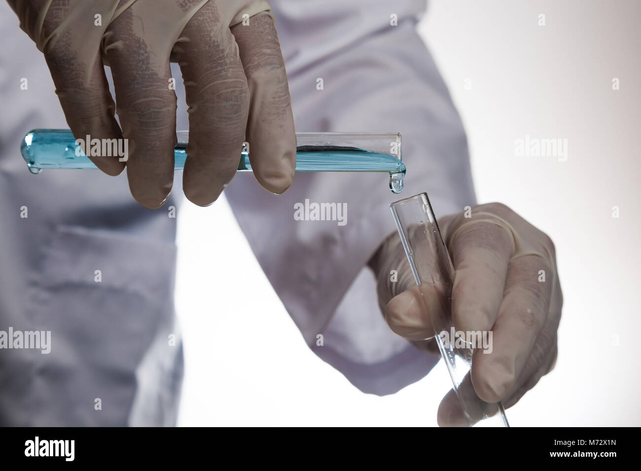 Scientists are experimenting in the lab. Stock Photo