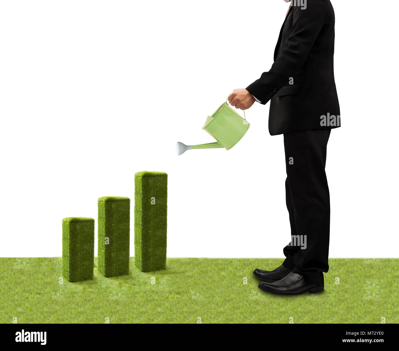 Investment concept, Investor earnings expectation. Stock Photo