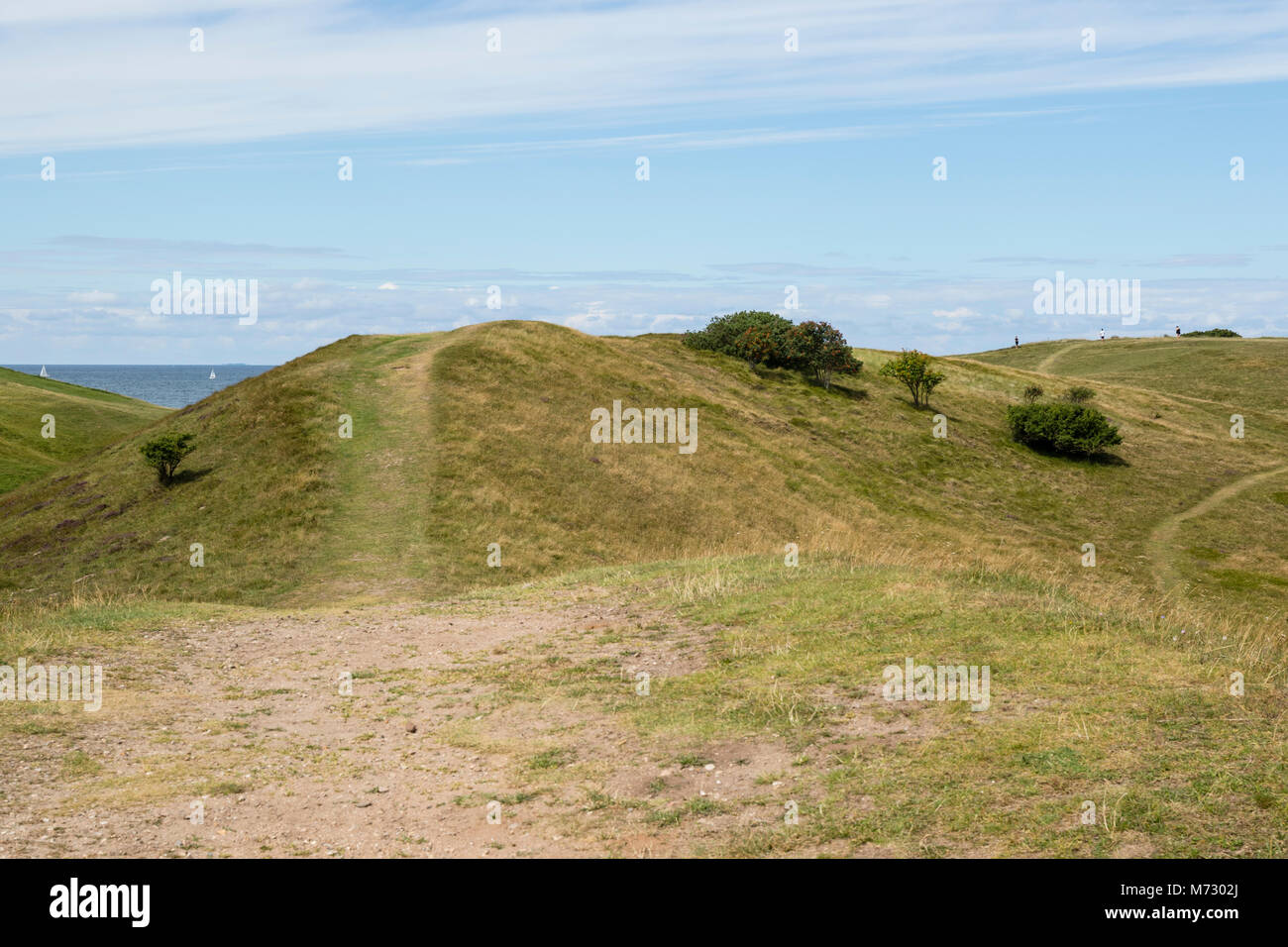 Heather Hill is a protected area, consisting mainly of grassy moraine hills. The area is formed by glacial deposits at the end of the last ice age Stock Photo