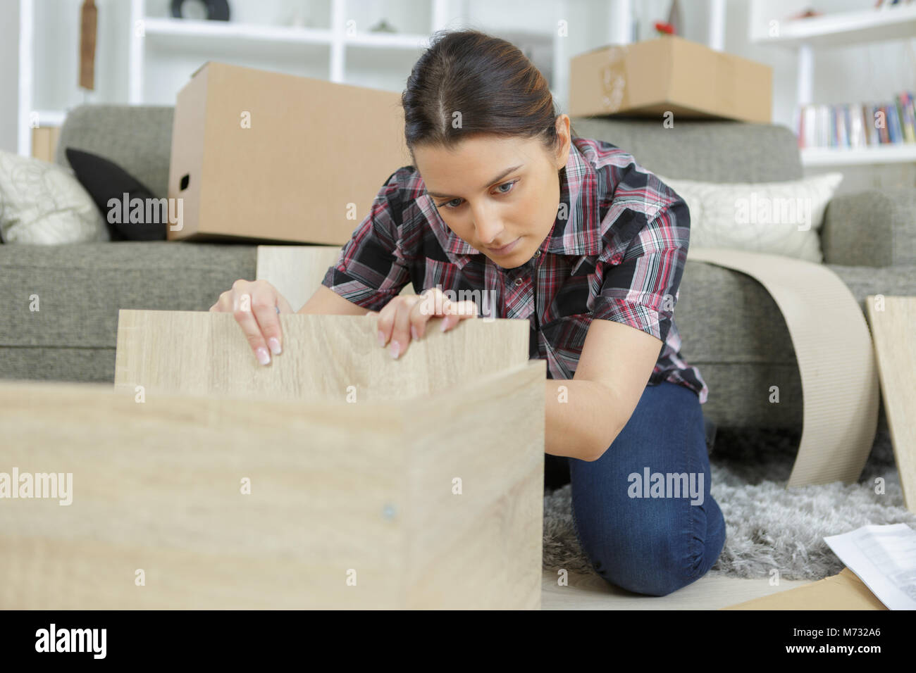 Flat pack furniture boxes hires stock photography and images Alamy