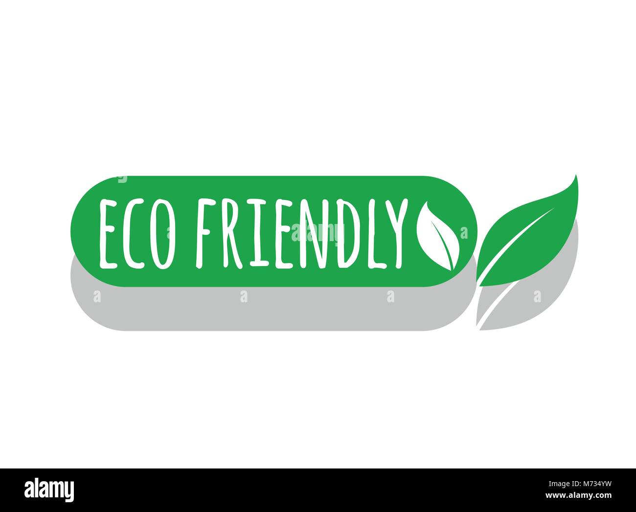 eco friendly vector logo Stock Vector