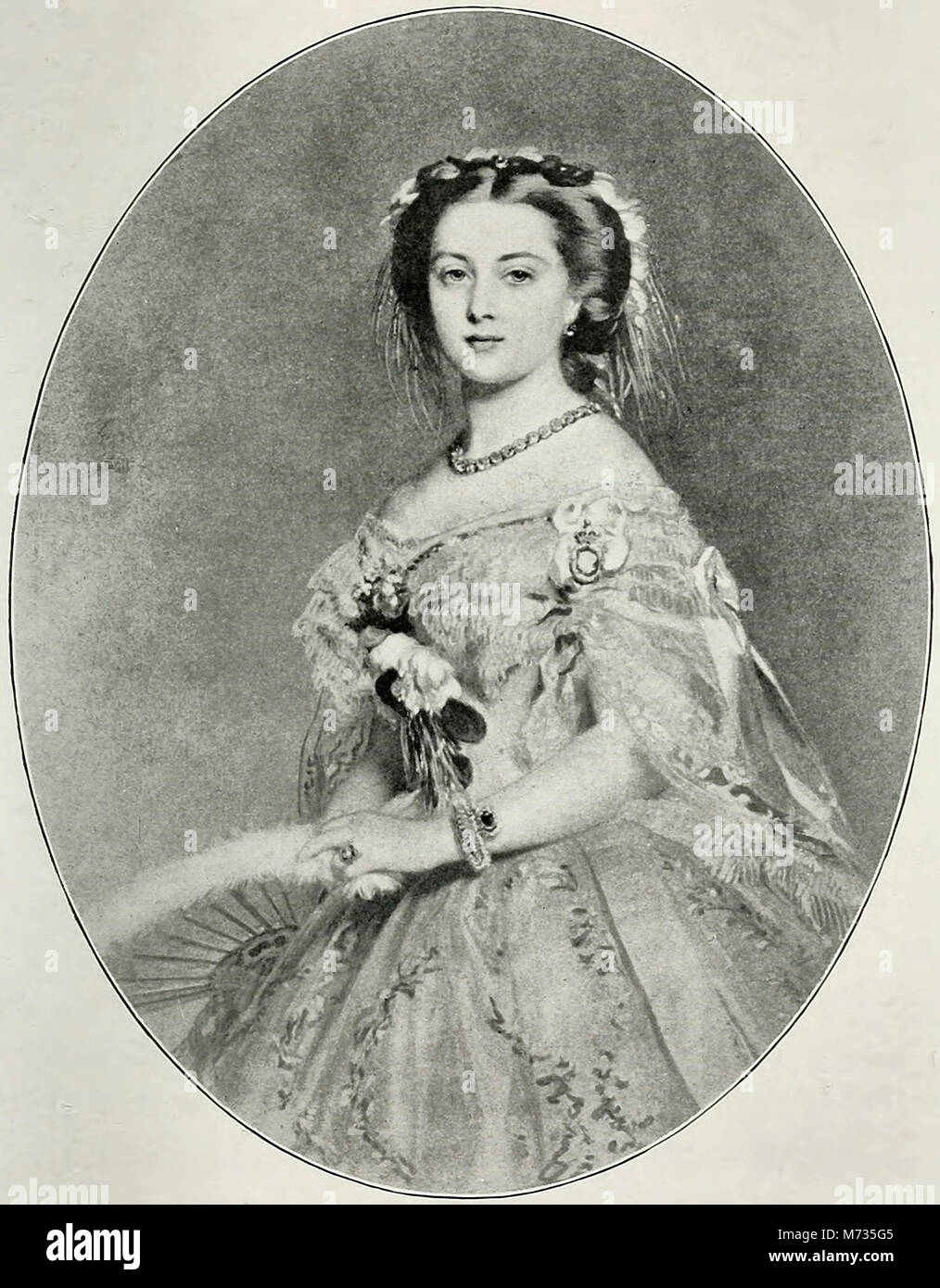 The Princess Royal, Victoria, at the time of her marriage Stock Photo