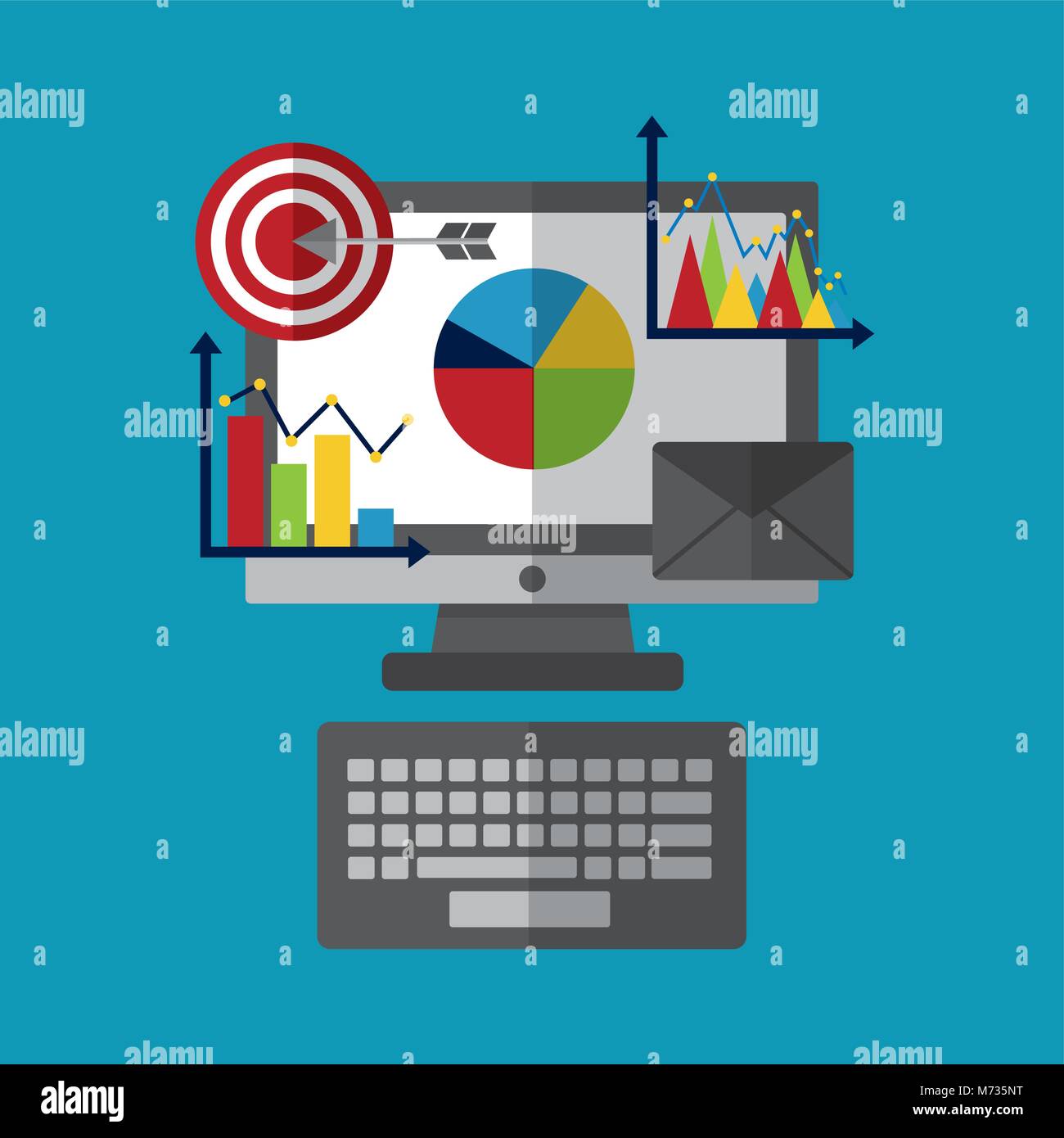 Regression analysis illustration hi-res stock photography and images ...