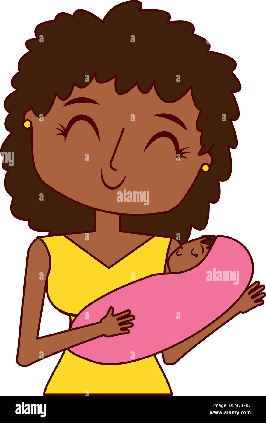 Download Mother And Son Hugging Stock Vector Images - Alamy
