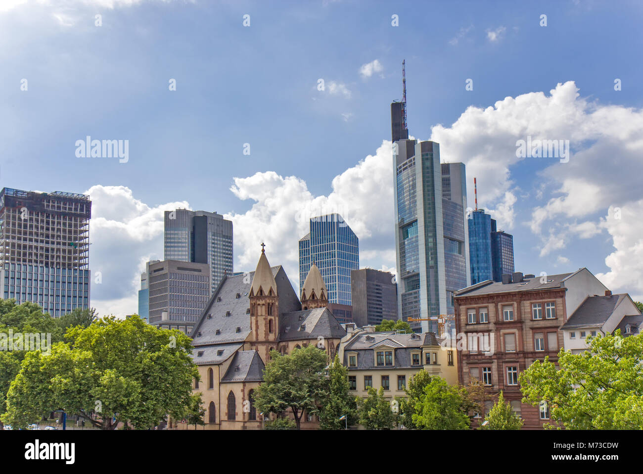Skyscrapers in Frankfurt am Main, Germany Stock Photo - Alamy