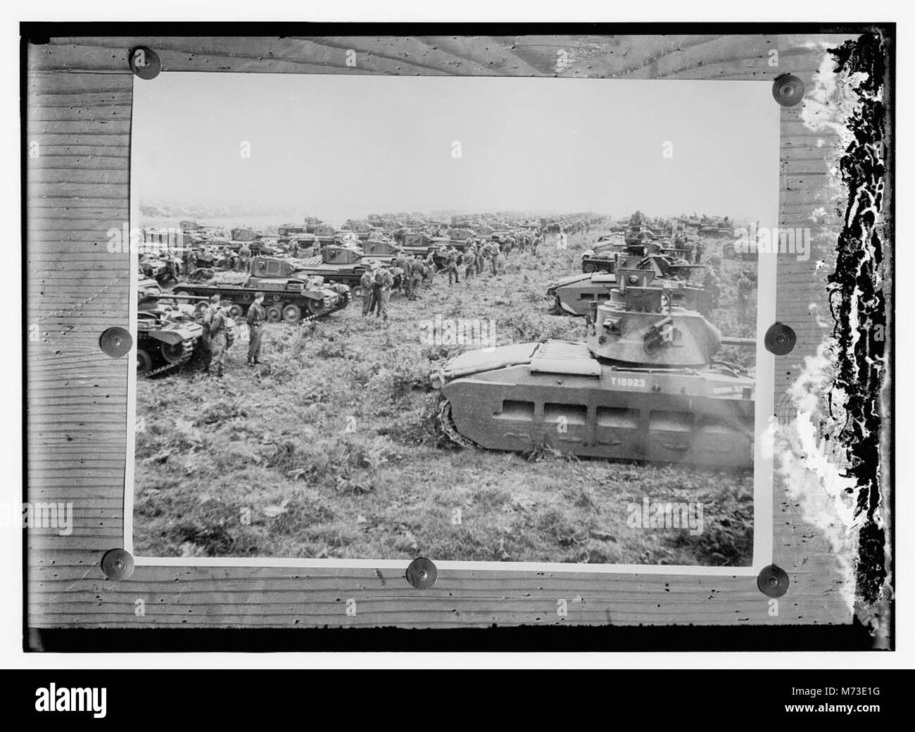 This Photograph Shows Tanks And Soldiers Likely From A Military this-photograph-shows-tanks-and-soldiers-likely-from-a-military