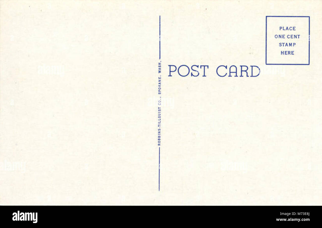 Coulee Dam WA Looking Upstream into the World's Largest Construction