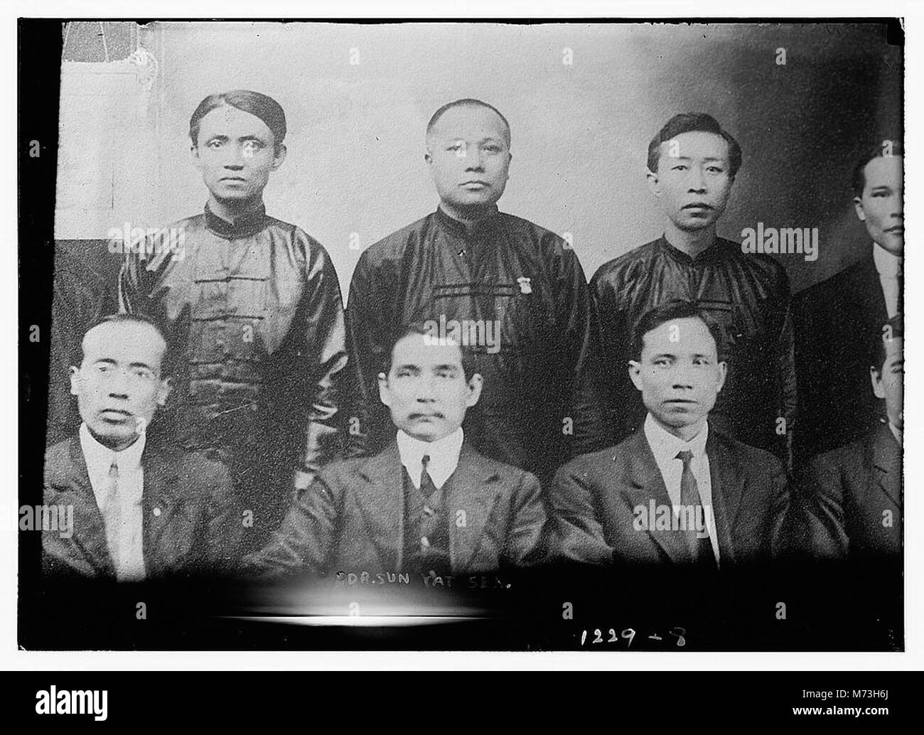 Dr. Sun Yat Sen, front center of group LCCN2014686339 Stock Photo