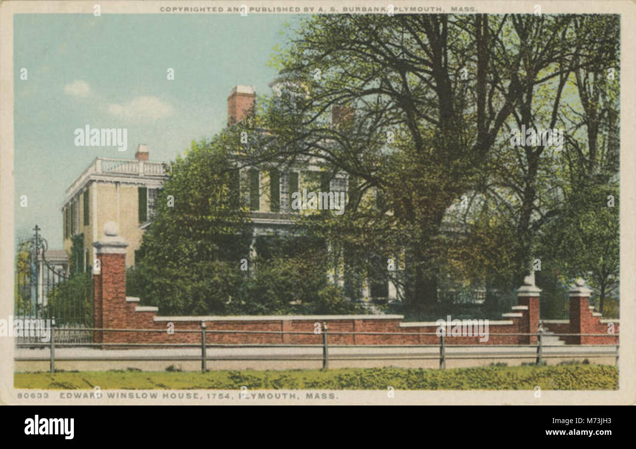 Edward Winslow House, 1754 (NBY 23224 Stock Photo Alamy