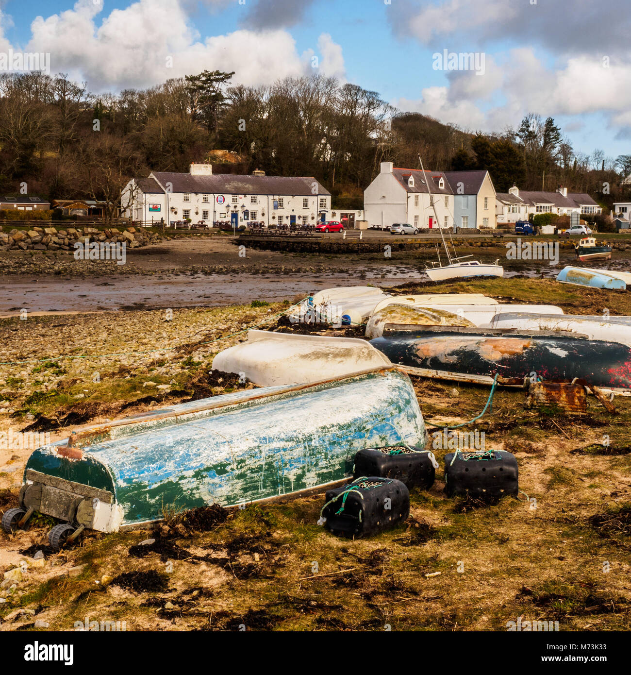 Red Wharf Bay, Anglesey Stock Photo Alamy