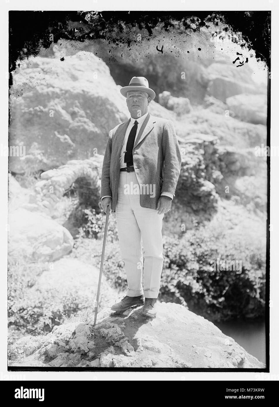 This image shows the Ain Farah water supply, an essential resource in a ...