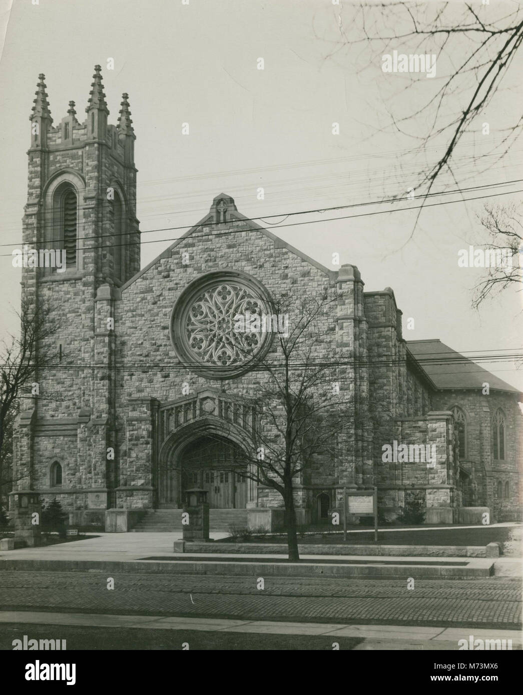 First Congregational Church, Oak Park, Illinois, February 12, 1919 (NBY 792) Stock Photo
