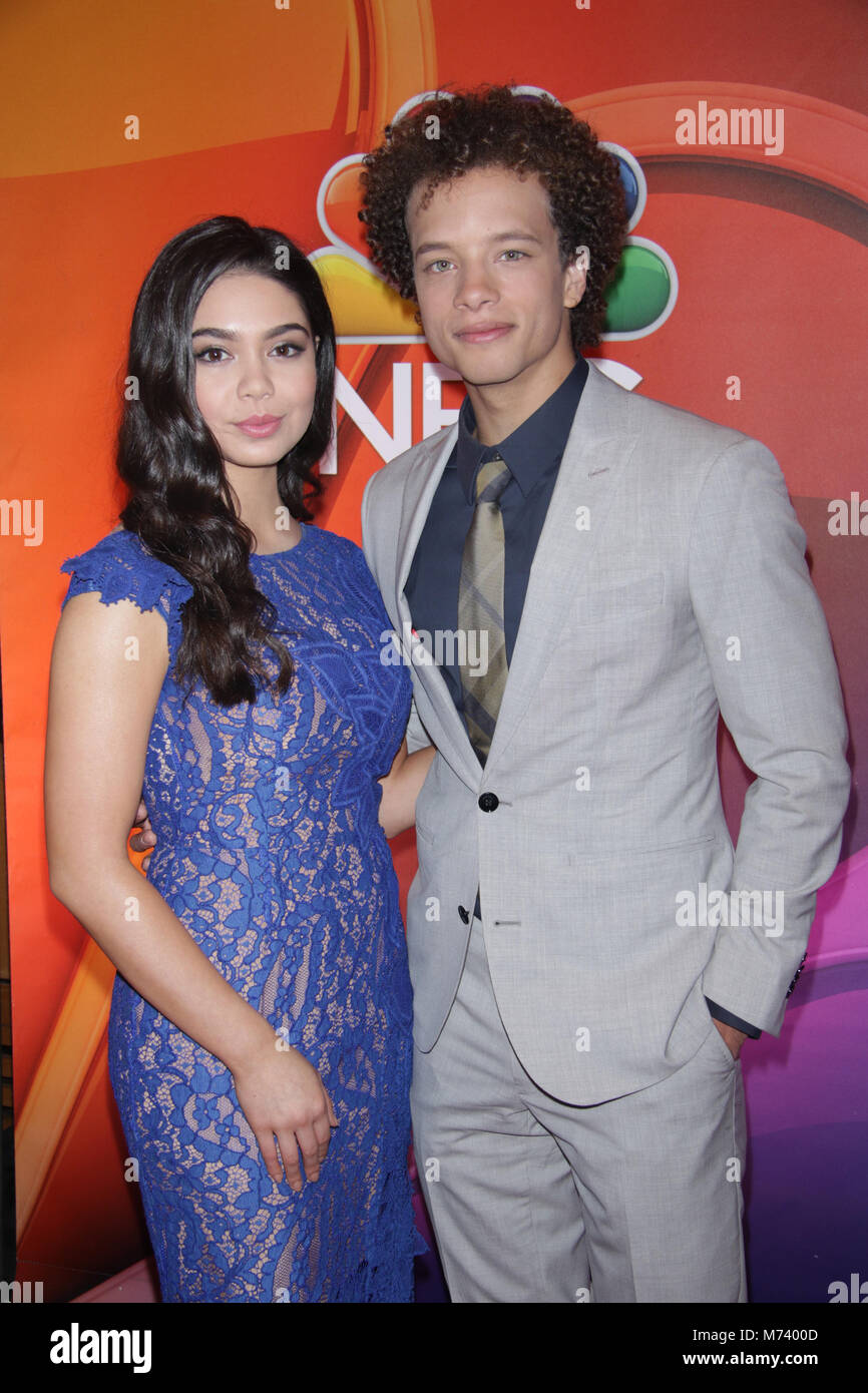 New York, NY, USA. 8th Mar, 2018. Auli'i Cravalho And Damon J ...