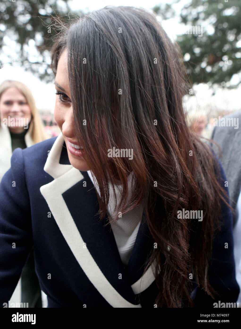 Prince Harry and Meghan Markle in Birmingham, UK. Stock Photo