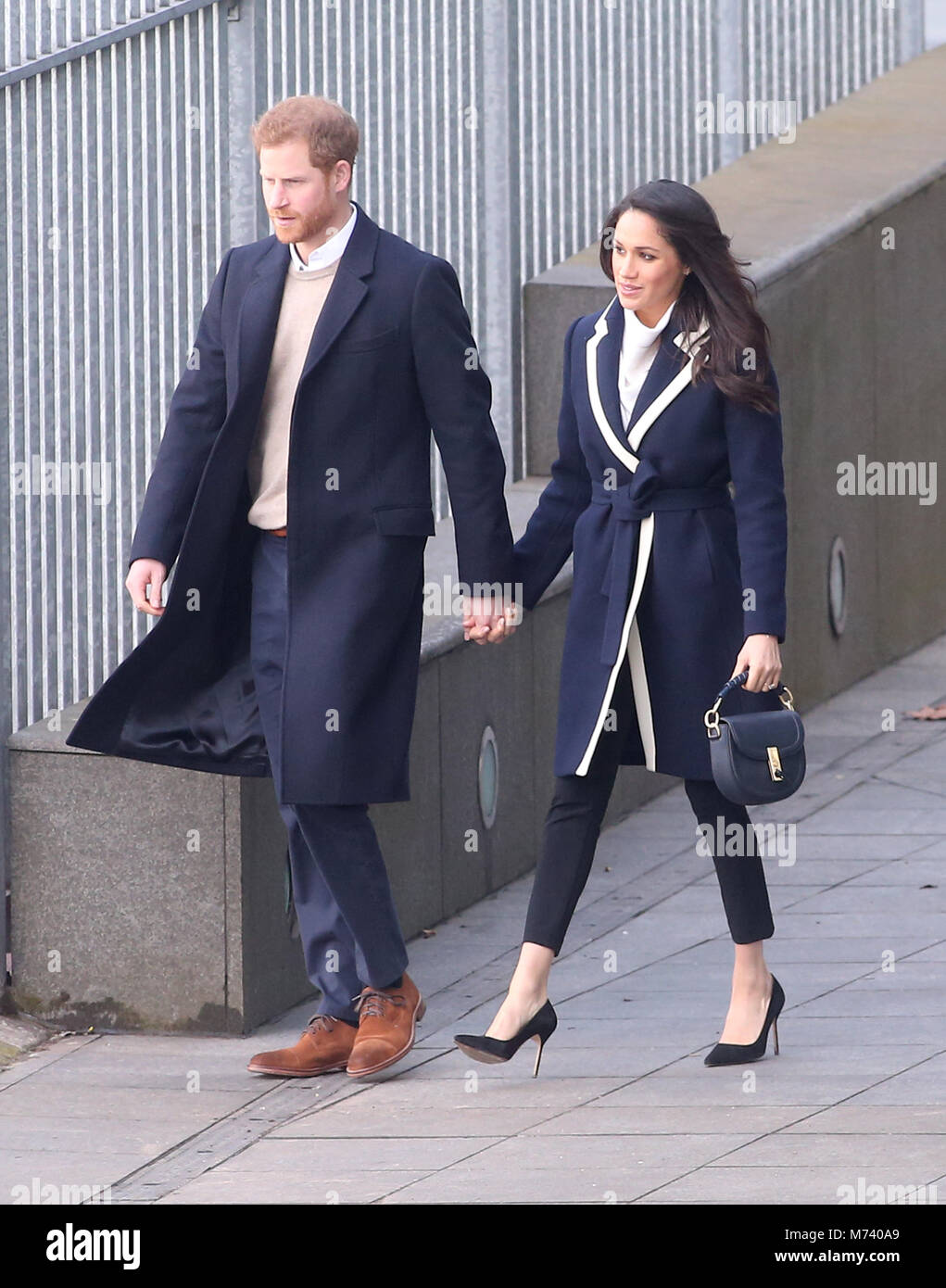 Prince Harry and Meghan Markle in Birmingham, UK. Stock Photo